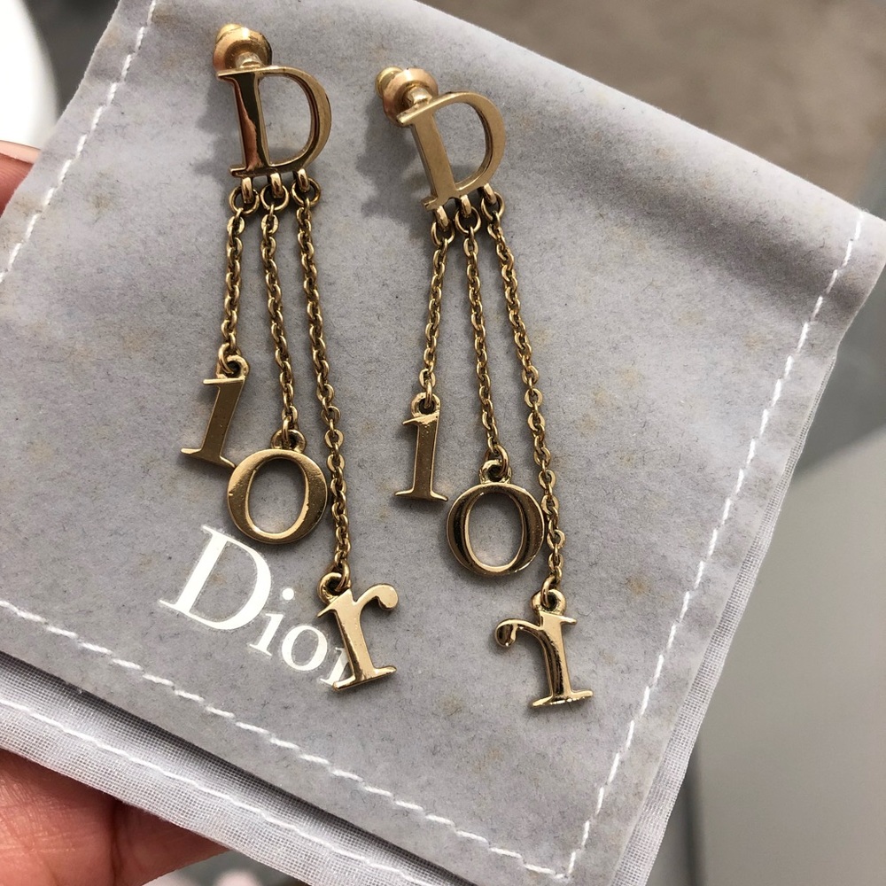 Authentic Dior earrings